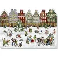 Sonstige Verlage A3-Wand-Adventskalender - Weihnachtsstraße