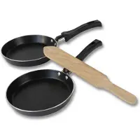 Elo Set mit 2 Mini-Crêpe-Makern - - Ø 14 cm - 1 Jewel de Luxe Spatel