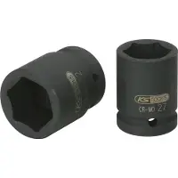 Ks Tools 515.1398, Steckschlüsselbuchse, Schwarz, 2 Kopf/Köpfe, 3/4", Metrisch/imperial, 64 mm