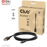 Club 3D Cac-1563 Displayport-auf-usb-c-kabel