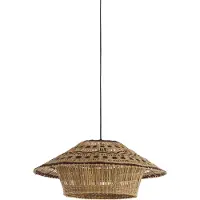 Light & Living - Hängelampe OWANA - Braun - 64x64x26 cm