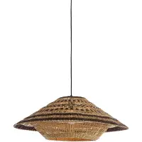 Light & Living - Hängelampe OWANA - Braun - 80x80x30 cm