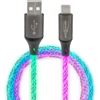 Ansmann 1700-0158, 1 m, USB A, USB C, 0,48 Gbit/s, Mehrfarbig