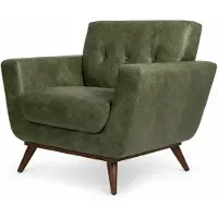 AEA Dreisitzer Sofa Zwei Sessel Kunstleder Grün Retro Wohnzimmer Garnitur
