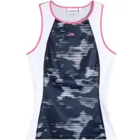 J.Lindeberg Danaya Printed Top clay purple heather l (Q301) XL