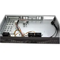 Inter-Tech 19" Servergehäuse, 1HE, schwarz