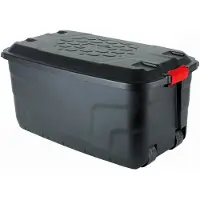 Merkloos Robuste Aufbewahrungsbox mit Deckel, 110 Liter