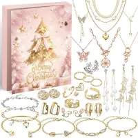 Merkloos Adventskalender mit Schmuck für Damen
