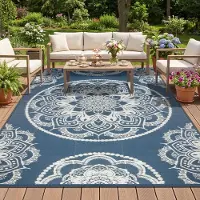 OEM Outdoor-Teppich wasserdicht 180 x 270 cm, umkehrbar, tragbar