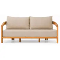 Xl Moebel Gmbh Gartenlounge Set 3-Sitzer Sofa Sessel Beige Kissen Modern Komfort