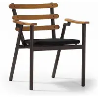 Xl Moebel Gmbh Modernes Gartentisch-Set mit 6 Stühlen in Schwarz und Holzoptik