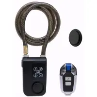 Merkloos Fahrradschloss – GPS-Tracking – Alarm 110 dB – Zahlenschloss – Schwarz