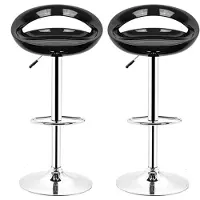 Merkloos Set aus 2 verstellbaren Barhocker aus ABS-Kunststoff