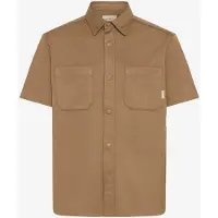 Blend Kurzarmhemd "Kurzarmhemd BHAdrian", Herren, Gr. S, N-Gr, braun (otter), Obermaterial: 83% Polyester PES. 13% Viskose CV. 4% Elasthan EL., Hemden Kurzarmhemd