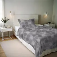 Merkloos Bettwäsche-Set für Einzelbett, 100% Baumwolle