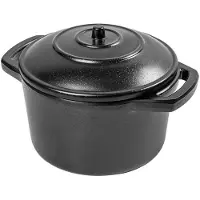 OEM Mini-Töpfe mit Deckel, 12 Stk., 300 ml, Ø 10,5 cm, schwarz