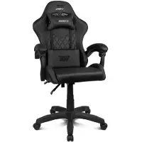 OEM Gaming-Stuhl, Kunstleder, höhenverstellbar, schwarz