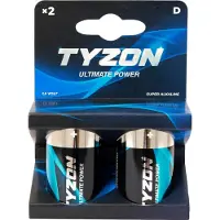 TyZon 54784.00, Einwegbatterie, D, Alkali, 1,5 V, 2 Stück(e)