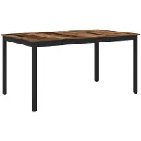 Syfax Esstische 150 x 90 x 75 cm Holzwerkstoff Altholz Rechteckig