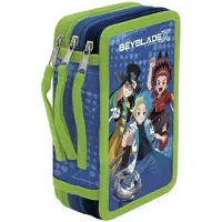 CYPBRANDS Uni-Etui für Kinder, Größe M, Blau, , Federmäppchen, Tasche