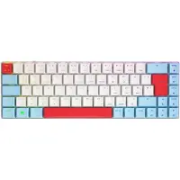 Cherry MX-LP 2.1 Compact Wireless, Kabellos, RF Wireless + Bluetooth, Mechanischer Switch, QWERTZ, RGB-LED, Weiß