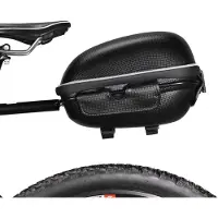 Merkloos Fahrradtasche Gepäckträgertasche Fahrradtasche - Wasserdicht - Schnellspanner - 18 x 19 x 18,7 cm - Reflektierende Streifen