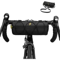 Merkloos Fahrradlenkertasche Lenkertasche Schultertasche - 2,4 L - Schwarz - Mit Schulterriemen - Für Fahrrad und E-Bike