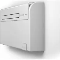 Olimpia Splendid Unico Air HP EFA, Wanddurchgang-Klimaanlage, 6100 BTU/h, Weiß
