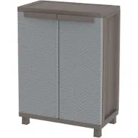 LTPRTZ Aufbewahrungsbox aus Rattan – Gartenmöbel – zur Raumorganisation – hergestellt aus recyceltem Kunststoff – 68 x 375 x 915 cm – Taubengrau