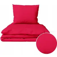 Posciel-Hurt Hotel Bettwäsche Set 160x200 cm Rot Baumwolle