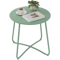 LTPRTZ Verstellbare Gartenstuhltafel - 48 x 45 cm - Grün