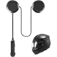 LTPRTZ Motorradhelm-Headset – Kabellose Ohrhörer – Sicheres Fahren – Bluetooth 5.0 Verbindung – 600mAh Akku – Schwarz