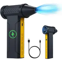 LTPRTZ Elektrische Staubbläser – Turbo-Luftbläser – Geräte reinigen – 160.000 U/min – 10.000 mAh – Schwarz