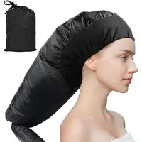 LTPRTZ Föhnhaube – Styling mit Föhn – Haarpflege – Universell verstellbar – 3 x 14 x 19 cm – Schwarz