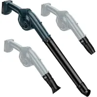 LTPRTZ Accu-Blasegerät – Kabelloses Blasegerät – Für die Gartenreinigung – Bürstenloser Motor – 245 m/s – Blau