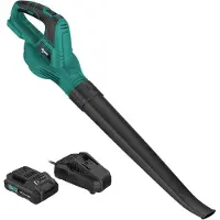 LTPRTZ Accu-Blätterbläser – Gartengebläse – Effiziente Gartenpflege – Leistungsstarker 785-Motor – 180 km/h – Schwarz