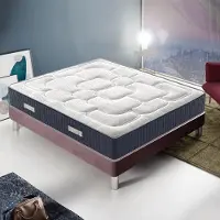 MaterassieDoghe Matratze 90x190 cm, Höhe 30 cm, Visco-Matratzen, H3, Ergonomisch 9-Zonen