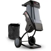 LTPRTZ Elektrischer Häcksler – Gartengehälzer – Mulcher – Verarbeitet Äste – Leistungsstarker 2400W Motor – 101 kg – Grau