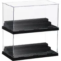 LTPRTZ Acryl-Ausstellungsboxen – Aufbewahrungsbox-Set – Sammlung zur Präsentation – Stapelbar, staubdicht – 25,5 x 13,7 x 15,5 cm – Transparent