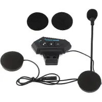 LTPRTZ Bluetooth-Headset für Helm - Lautsprecher für Motorradhelm - Für eine sichere Fahrt - Freisprecheinrichtung - 1 Paar - Schwarz