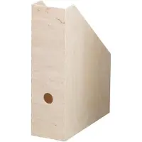 LTPRTZ Aufbewahrungsbox aus Holz – Für Ordnung – Organisation im Zuhause – Aus natürlichem Birkenholz – 32 x 21 x 9 cm – Unbehandelt