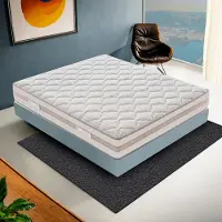 MaterassieDoghe Matratze 150x200 cm, Höhe 25 cm, Taschenfederkernmatratze, H3, Ergonomisch 9-Zonen