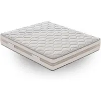 MaterassieDoghe Matratze 100x190 cm, Höhe 25 cm, Taschenfederkernmatratze, H2, Ergonomisch - Abnehmbarer Bezug 9-Zonen