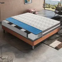 MaterassieDoghe Matratze 90x190 cm, Höhe 26 cm, Taschenfederkernmatratze, H3, Ergonomisch 5-Zonen