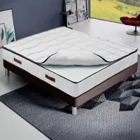 MaterassieDoghe Matratze 150x200 cm, Höhe 24 cm, Visco-Matratzen, H3, Ergonomisch - Abnehmbarer Bezug