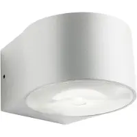 Redo Outdoor LOG – Ø10,7 v7,8 cm - Biela