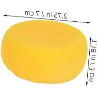 LTPRTZ 8 Stück runde Malschwämme für Aquarell, Keramik und Bastelarbeiten
