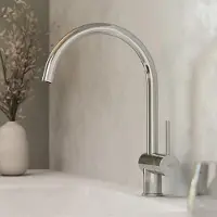 Sanitary Brands Kronenbach Lima Classic Einhebel Küchenarmatur mit hohem schwenkbarem Auslauf