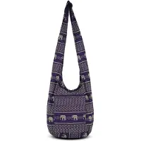 Your Cozy Boho Umhängetasche Damen – Handgefertigte leichte Baumwolltasche mit R