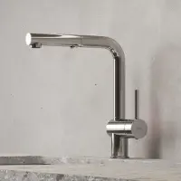 Sanitary Brands Kronenbach Lima Style Einhebel Küchenarmatur mit schwenkbarem Auslauf, herausziehbare Handbrause mit 2 Strahlarten